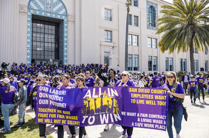 Our Super Rally message: We won't stop until we get a strong contract